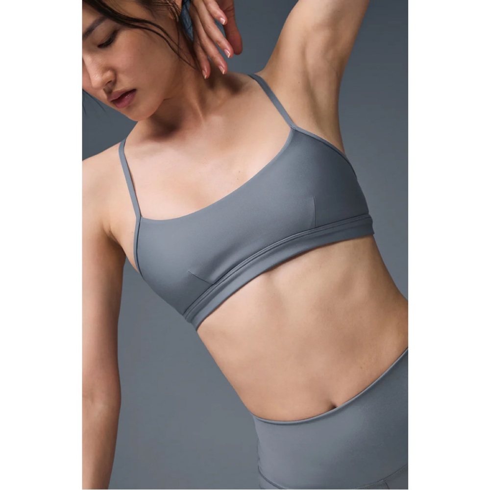 ALO Yoga Gray Sports Bra